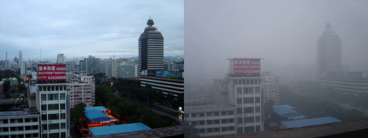 pollution in china