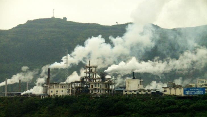 pollution from the factory