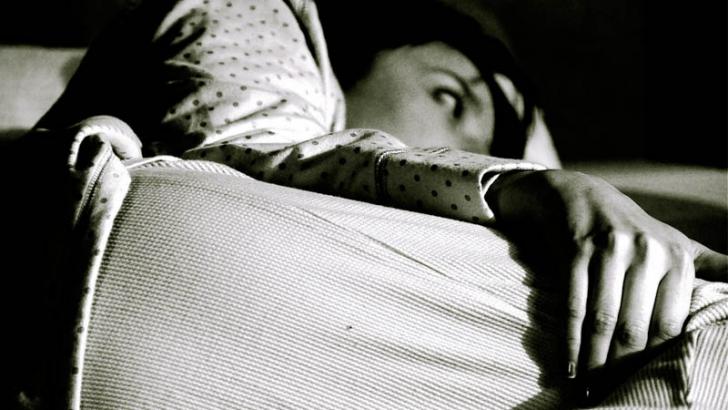 awake in bed, due to light pollution